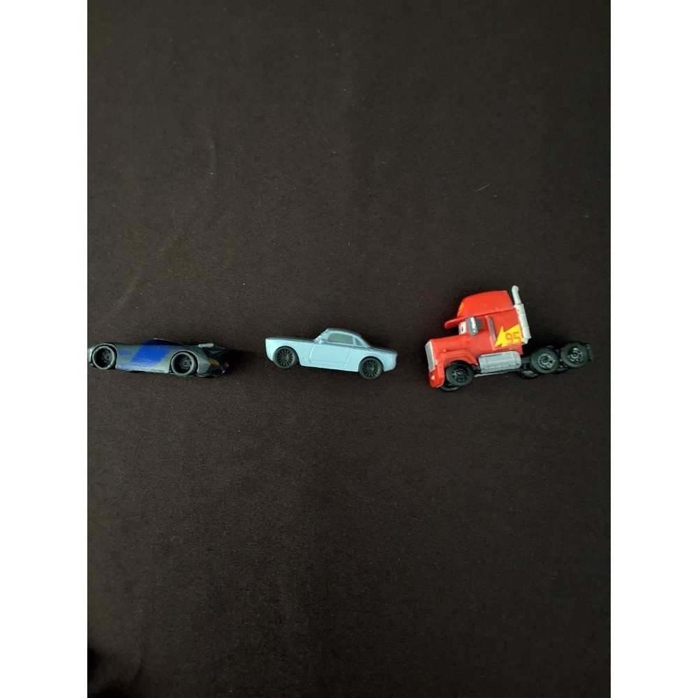 Disney‎ Pixar Cars Mini Plastic Die Cast Toys. Lot Of 6 - Picture 2 of 9